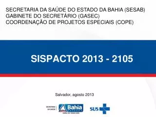 SISPACTO 2013 - 2105