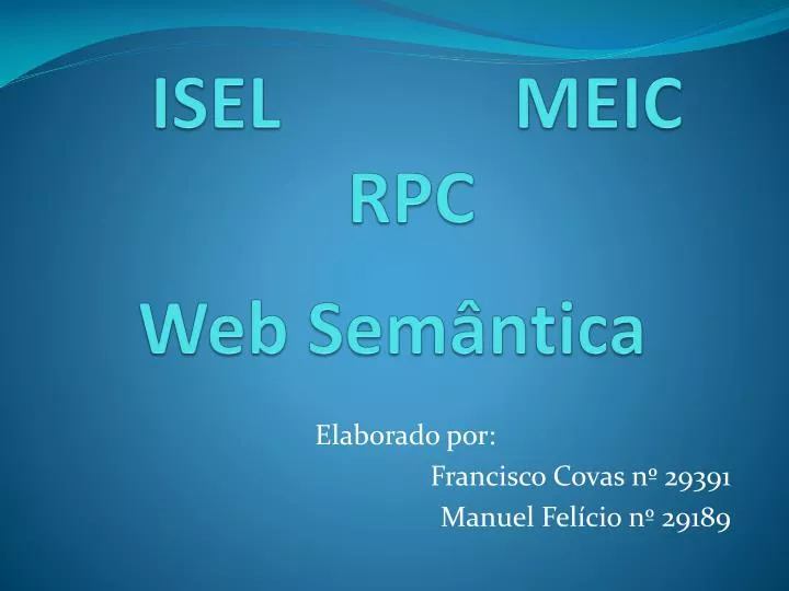 isel meic rpc