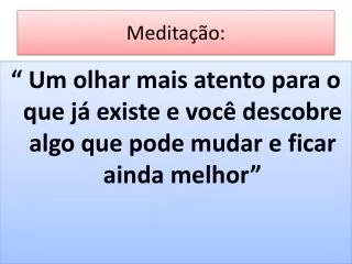 medita o