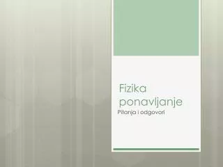 fizika ponavljanje