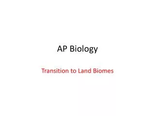 AP Biology