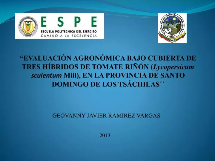 geovanny javier ramirez vargas