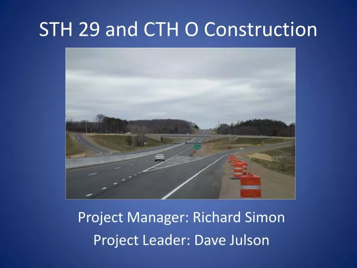 sth 29 and cth o construction
