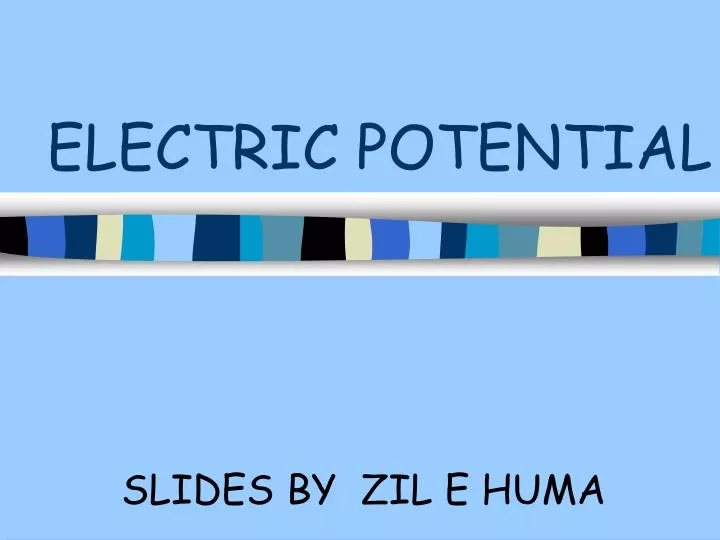 electric potential