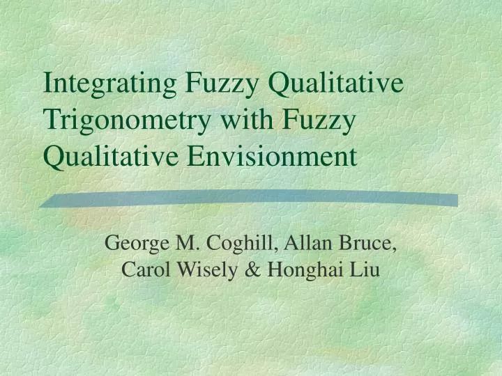 integrating fuzzy qualitative trigonometry with fuzzy qualitative envisionment