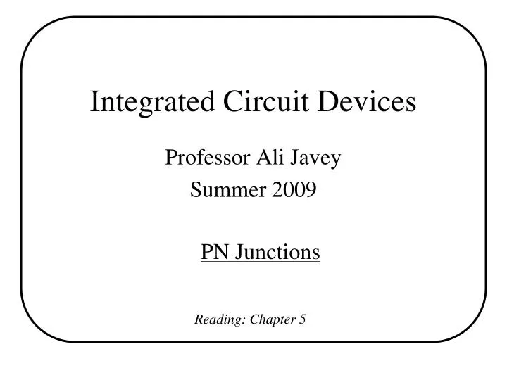 integrated circuit devices