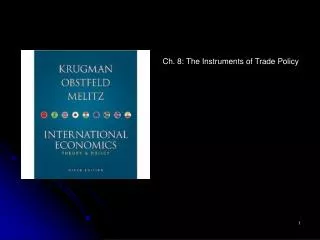 Ch. 8: The Instruments of Trade Policy