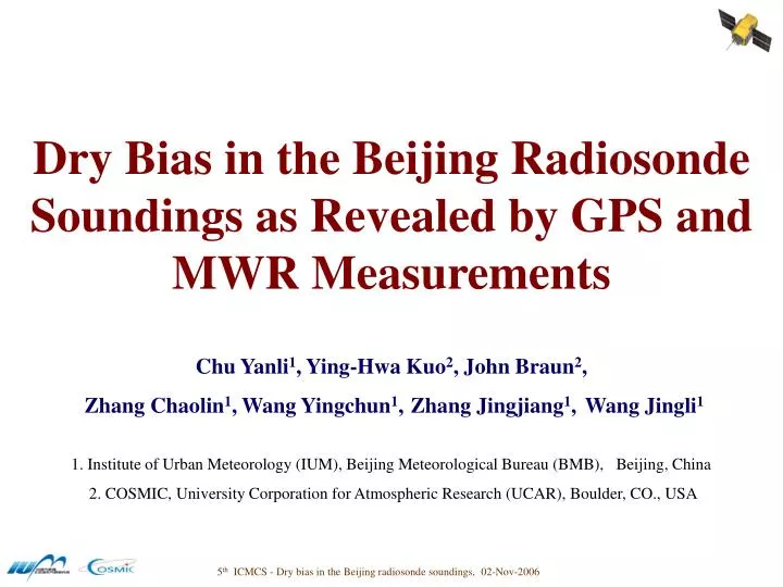 dry bias in the beijing radiosonde soundings as revealed by gps and mwr measurements