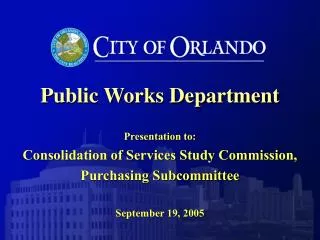 Public Works Department