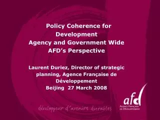 The French Bilateral Development Agency