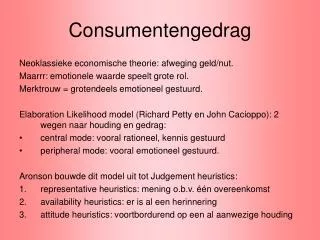 consumentengedrag