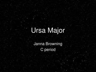 Ursa Major