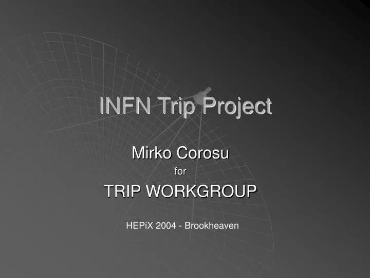 infn trip project