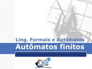 ling formais e aut matos aut matos finitos
