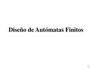 dise o de aut matas finitos