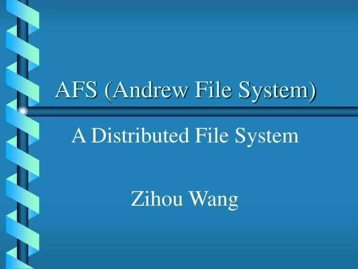 afs andrew file system
