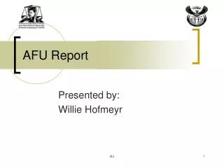 AFU Report