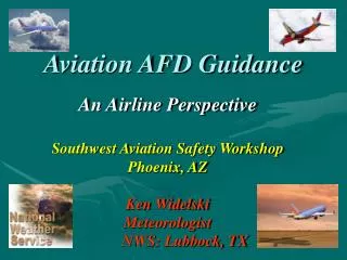 Aviation AFD Guidance