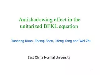 Antishadowing effect in the unitarized BFKL equation