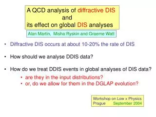 A QCD analysis of diffractive DIS and its effect on global DIS analyses