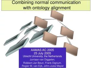 Combining normal communication with ontology alignment