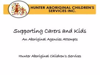 Supporting Carers and Kids