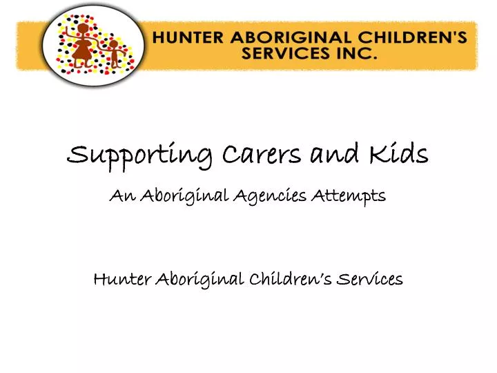 supporting carers and kids