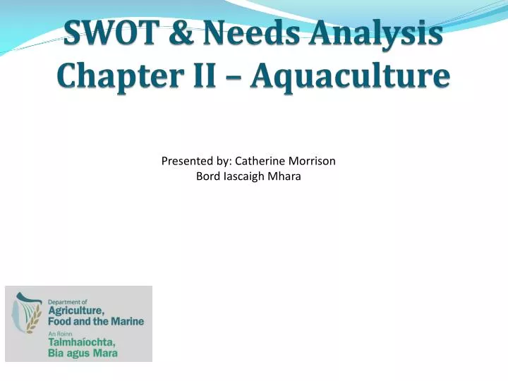 swot needs analysis chapter ii aquaculture