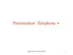 Présentation Telephony + - slide 1
