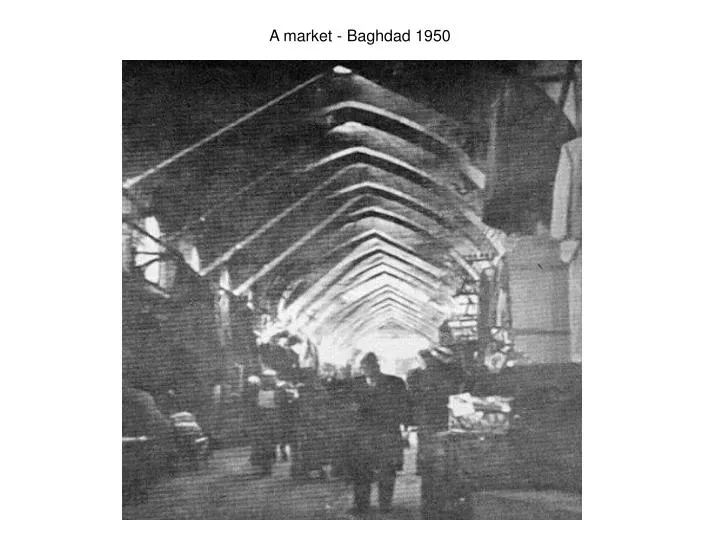 a market baghdad 1950