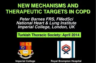 NEW MECHANISMS AND THERAPEUTIC TARGETS IN COPD