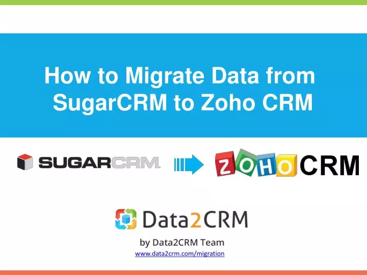 how to migrate data from sugarcrm to zoho crm