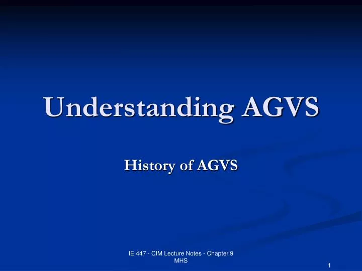understanding agvs