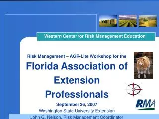 western center for risk management education