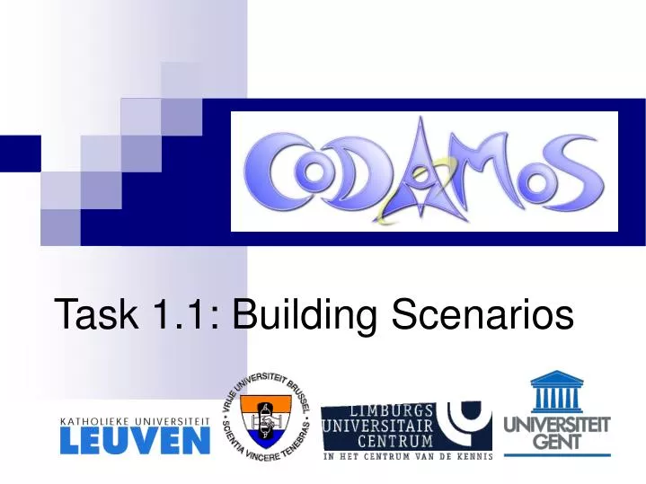 task 1 1 building scenarios