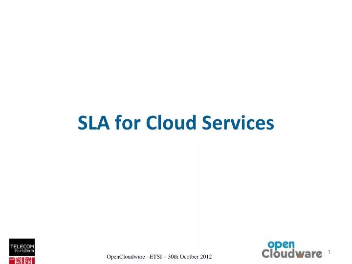 sla for cloud services