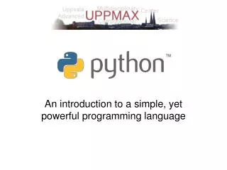 An introduction to a simple, yet powerful programming language