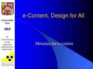 e-Content, Design for All