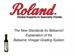 The New Standards for Balsamic! Explanation of the Balsamic Vinegar Grading System