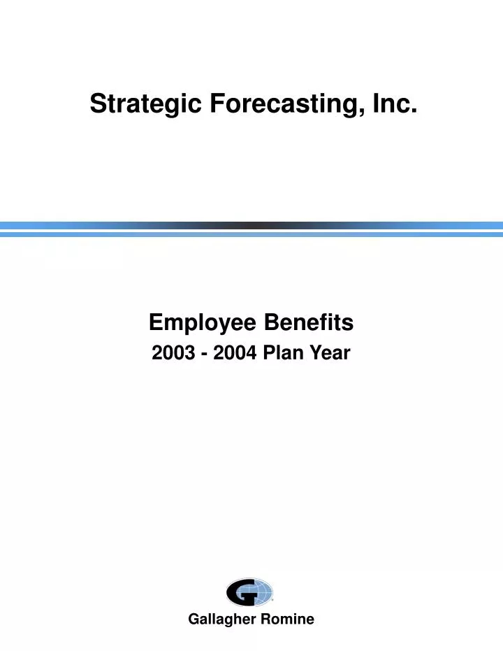 employee benefits 2003 2004 plan year