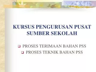 kursus pengurusan pusat sumber sekolah
