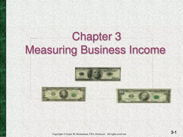 chapter 3 measuring business income