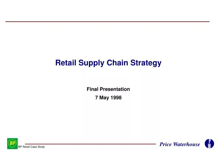 retail supply chain strategy