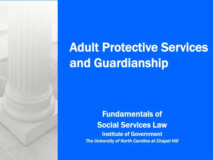 adult protective services and guardianship
