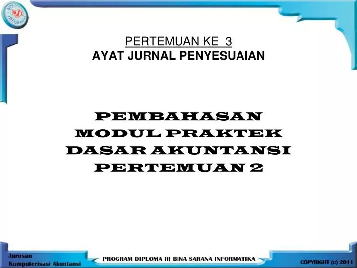 pertemuan ke 3 ayat jurnal penyesuaian