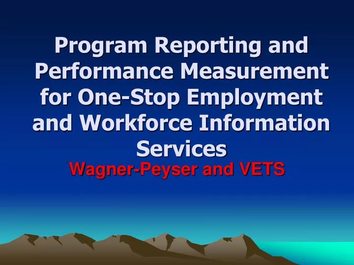 wagner peyser and vets