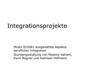 integrationsprojekte