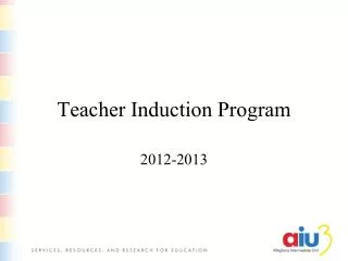 Teacher Induction Program