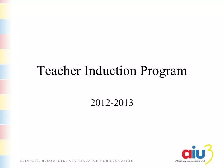 teacher induction program