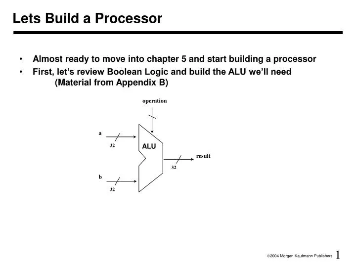 lets build a processor